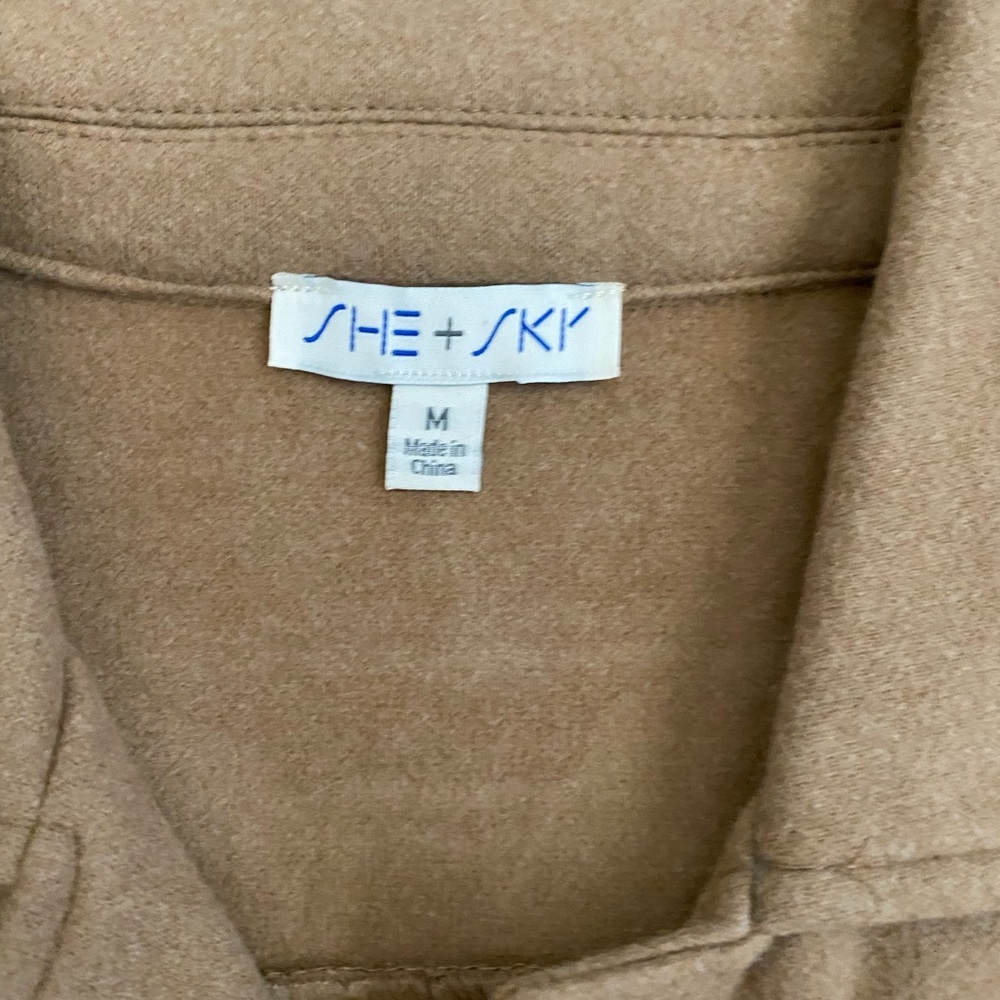 Tan Shacket - Picture 3 of 6